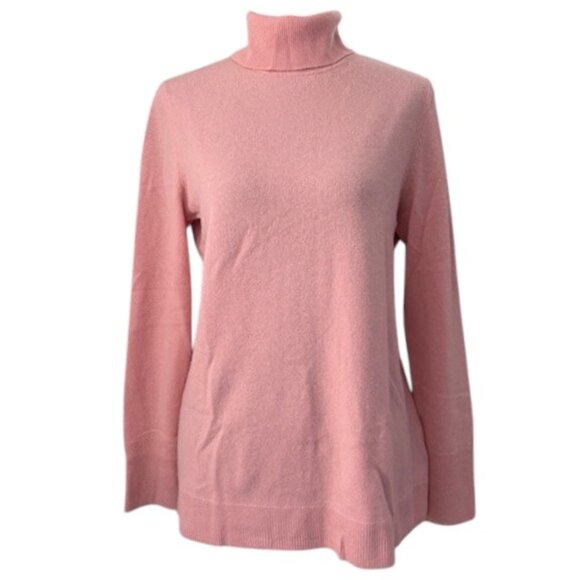 APT 9 Cashmere Pink Turtleneck Sweater Medium - Picture 1 of 11